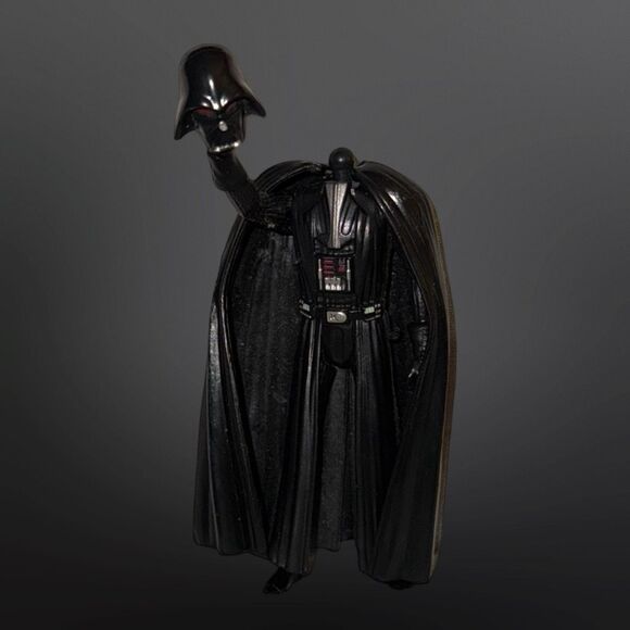 Hasbro Darth Vader Star Wars Removable Head & Cape 3.5” Soft Cape B21 - Picture 1 of 7